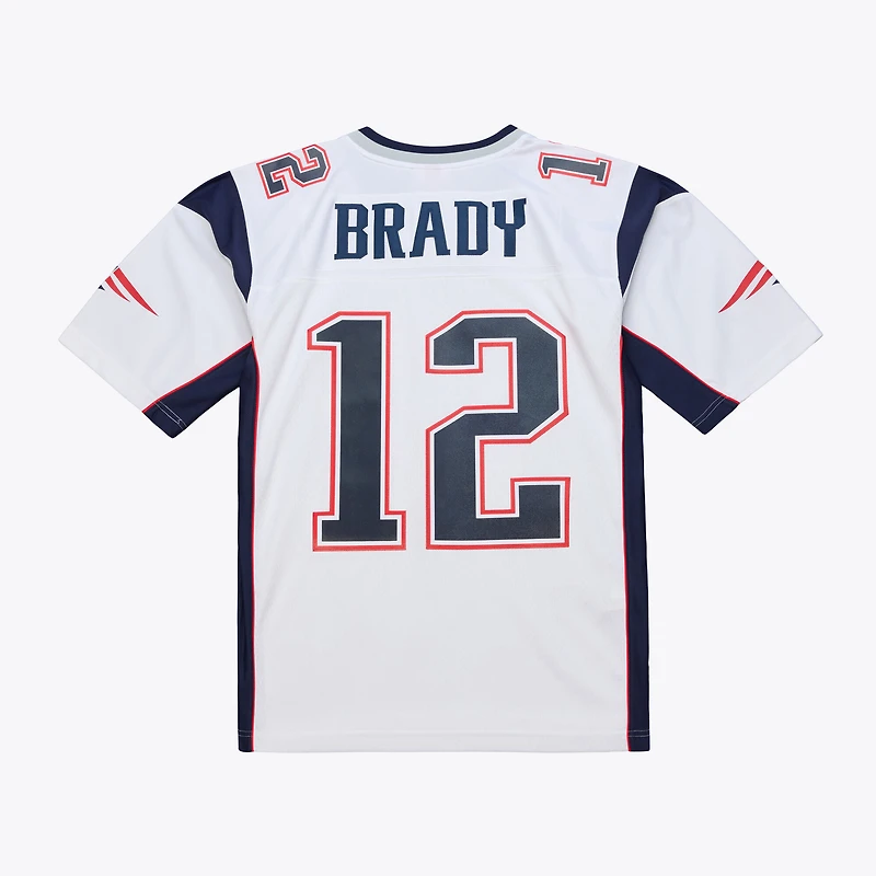 Men's Mitchell & Ness Tom Brady White New England Patriots 2000 Legacy Replica Jersey