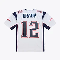 Men's Mitchell & Ness Tom Brady White New England Patriots 2000 Legacy Replica Jersey