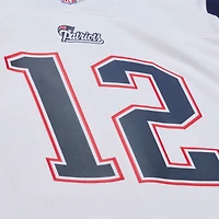 Men's Mitchell & Ness Tom Brady White New England Patriots 2000 Legacy Replica Jersey