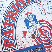 T-shirt blanc à imprimé intégral pour hommes Mitchell & Ness New England Patriots Big Tall