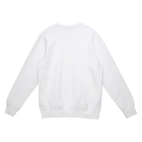 Men's Mitchell & Ness x Bud Light White New England Patriots The Crest Pullover Sweatshirt