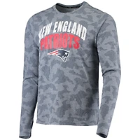 Men's MSX by Michael Strahan Navy New England Patriots Camo Performance Long Sleeve T-Shirt
