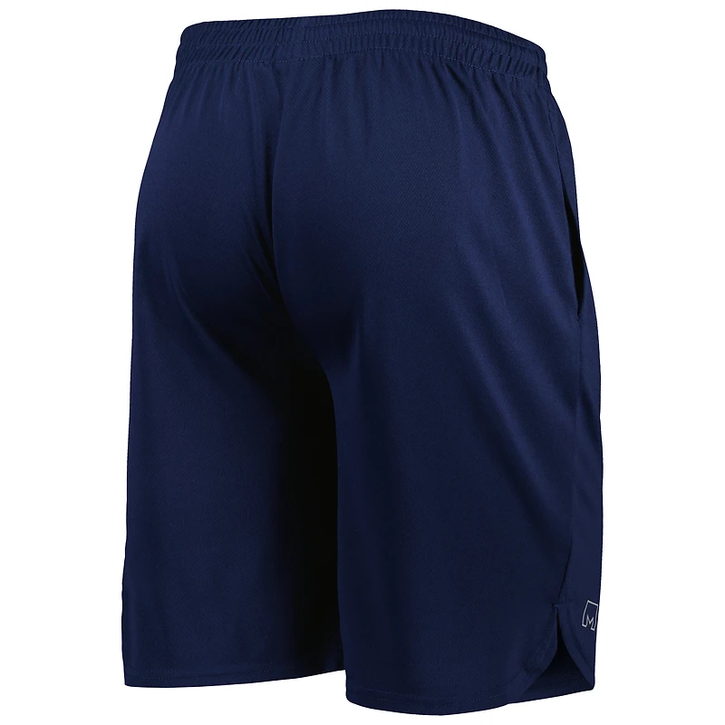 MSX by Michael Strahan - Short d'équipe des Patriots de la Nouvelle-Angleterre bleu marine pour homme