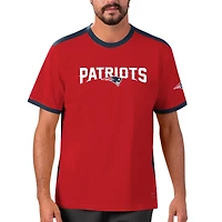 Men's MSX by Michael Strahan Red/Navy New England Patriots Mesh Back T-Shirt