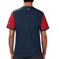 Men's MSX by Michael Strahan Red/Navy New England Patriots Mesh Back T-Shirt