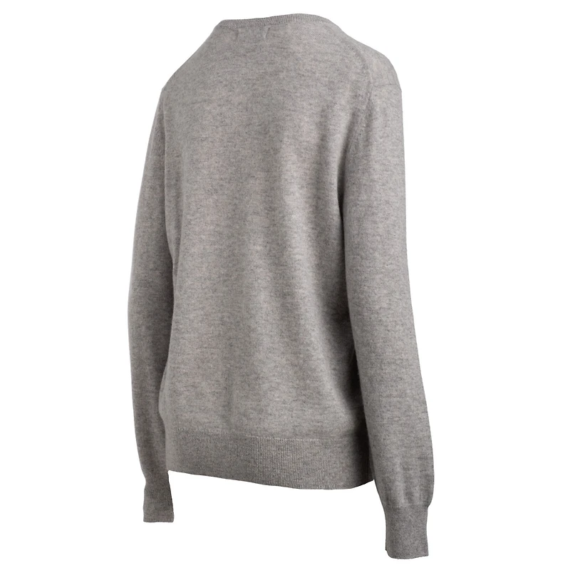 Men's NAADAM Gray New England Patriots Cashmere Sweater