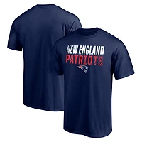 Men's  Navy New England Patriots Fade Out T-Shirt