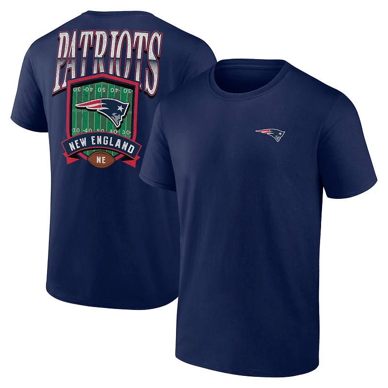 Men's  Navy New England Patriots Full Range T-Shirt