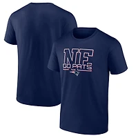 Men's  Navy New England Patriots Route Runner T-Shirt
