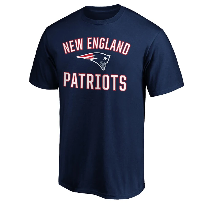 Men's Navy New England Patriots Victory Arch T-Shirt