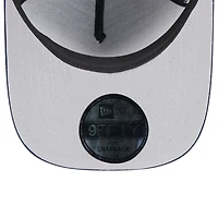 Casquette snapback New Era 9FIFTY A-Frame noire/bleu marine pour homme, New England Patriots, draft NFL 2025