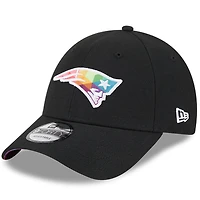 Men's New Era  Black New England Patriots 2023 NFL Crucial Catch 9FORTY Adjustable Hat