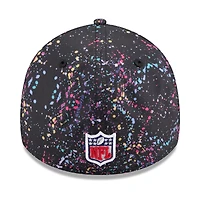 Men's New Era  Black England Patriots 2025 NFL Crucial Catch 39THIRTY Flex Hat