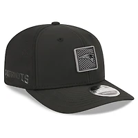 Casquette ajustable New Era noire pour homme, New England Patriots, camp d'entraînement NFL 2026, modèle 9SEVENTY