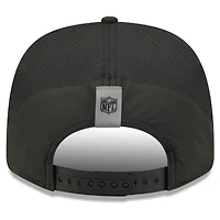 Casquette ajustable New Era noire pour homme, New England Patriots, camp d'entraînement NFL 2026, modèle 9SEVENTY
