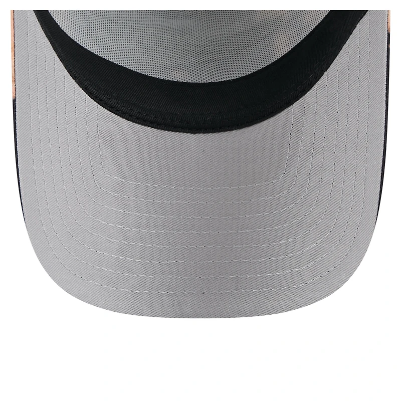 Men's New Era Black New England Patriots Bleached 9FORTY A-Frame Adjustable Hat