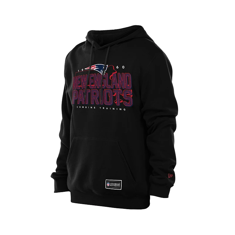 Men's New Era Black England Patriots Combine Authentic Local State Hoodie