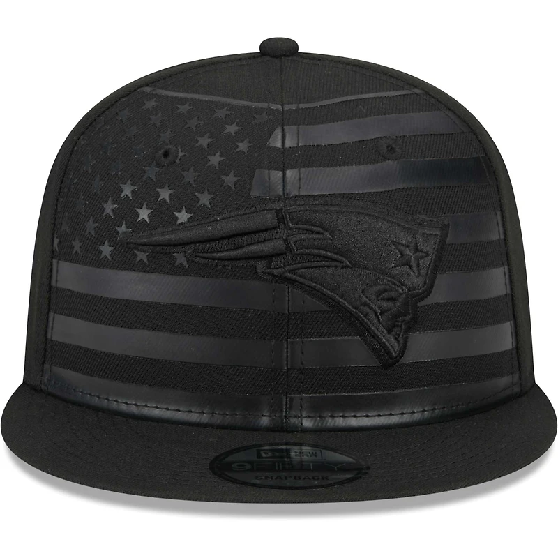 Men's New Era Black New England Patriots Independent 9FIFTY Snapback Hat