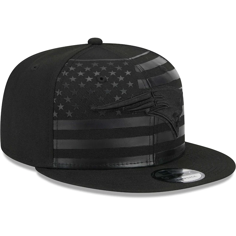 Men's New Era Black New England Patriots Independent 9FIFTY Snapback Hat