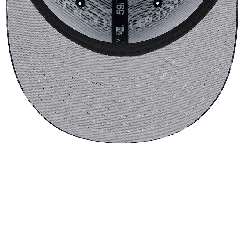 Casquette ajustée Shibori 59FIFTY noire des New England Patriots Era pour hommes