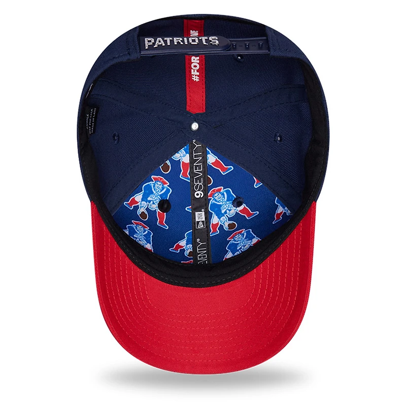Men's New Era  Blue/Red New England Patriots 2026 NFL Draft 9SEVENTY Adjustable Hat