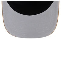 Men's New Era  Brown/Navy New England Patriots Team Patch Split Panel 9SEVENTY Adjustable Trucker Hat
