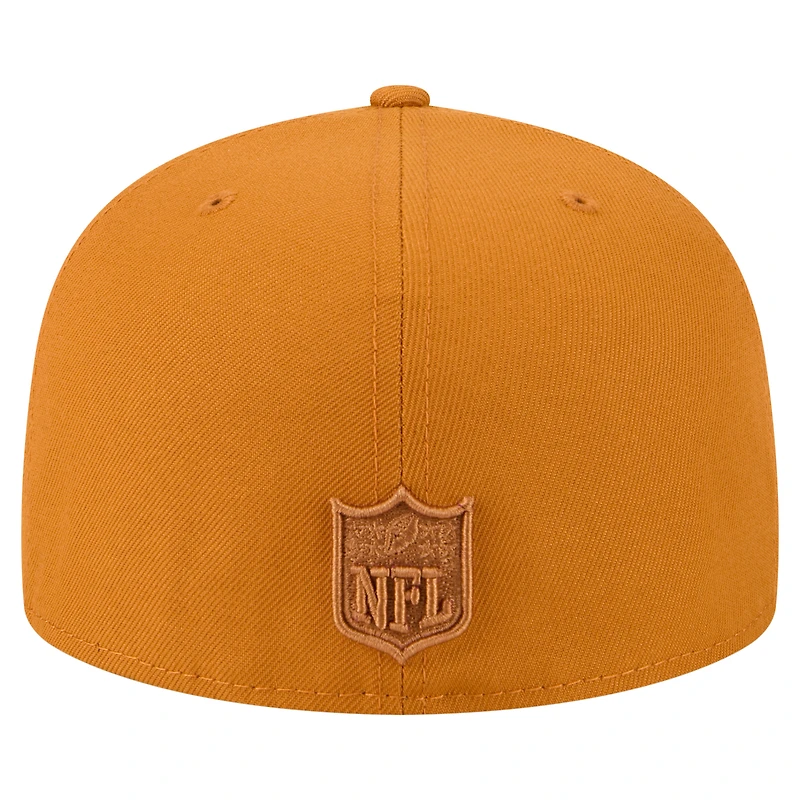 Casquette ajustée New Era 59FIFTY marron England Patriots Color Pack pour homme