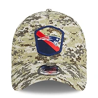 Casquette camouflage New Era England Patriots 2023 Salute To Service 39THIRTY Flex pour hommes