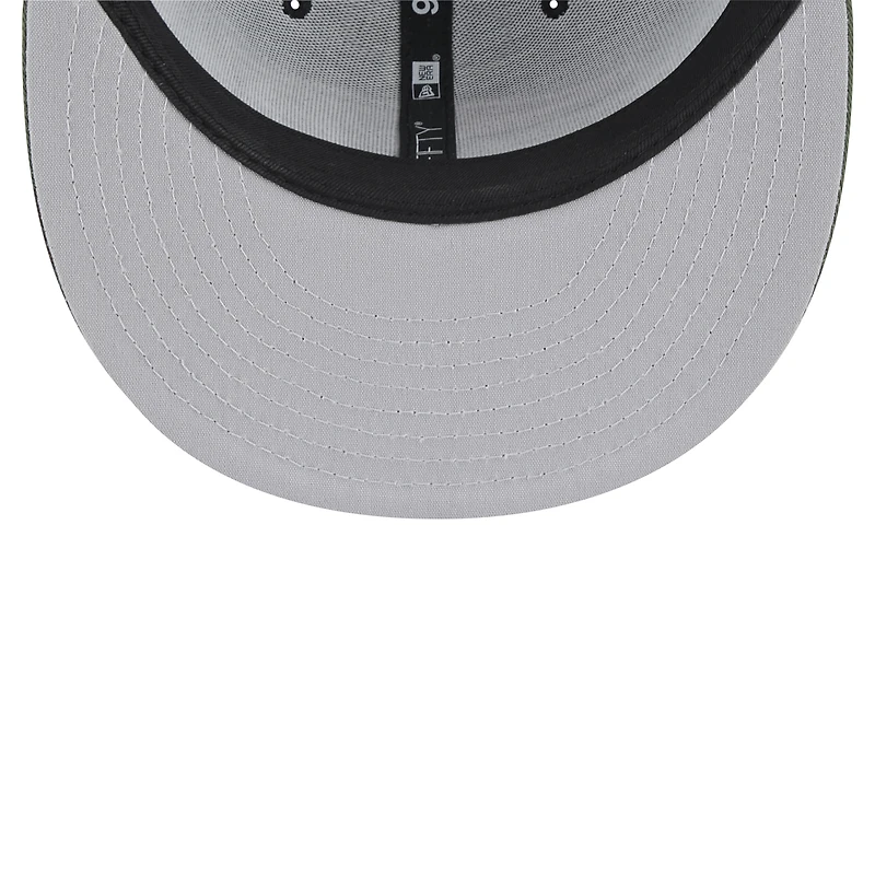 Casquette à visière à pression New Era Camo New England Patriots Main Trucker 9FIFTY pour homme
