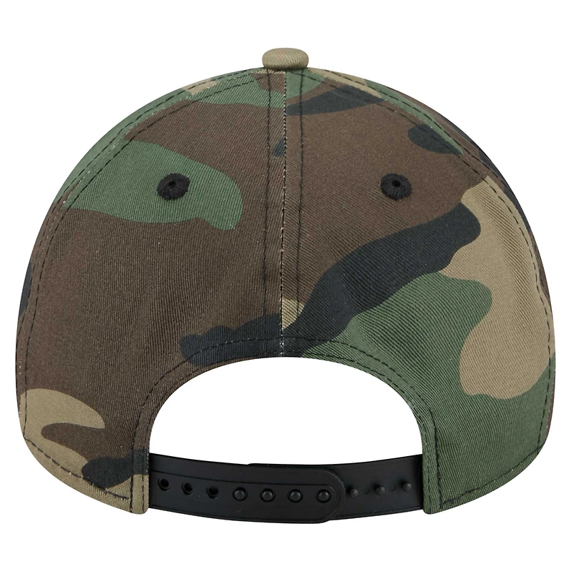 Casquette ajustable New Era Camo New England Patriots Mystic Camo A-Frame 9FORTY pour homme