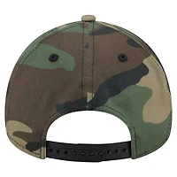 Casquette ajustable New Era Camo New England Patriots Mystic Camo A-Frame 9FORTY pour homme