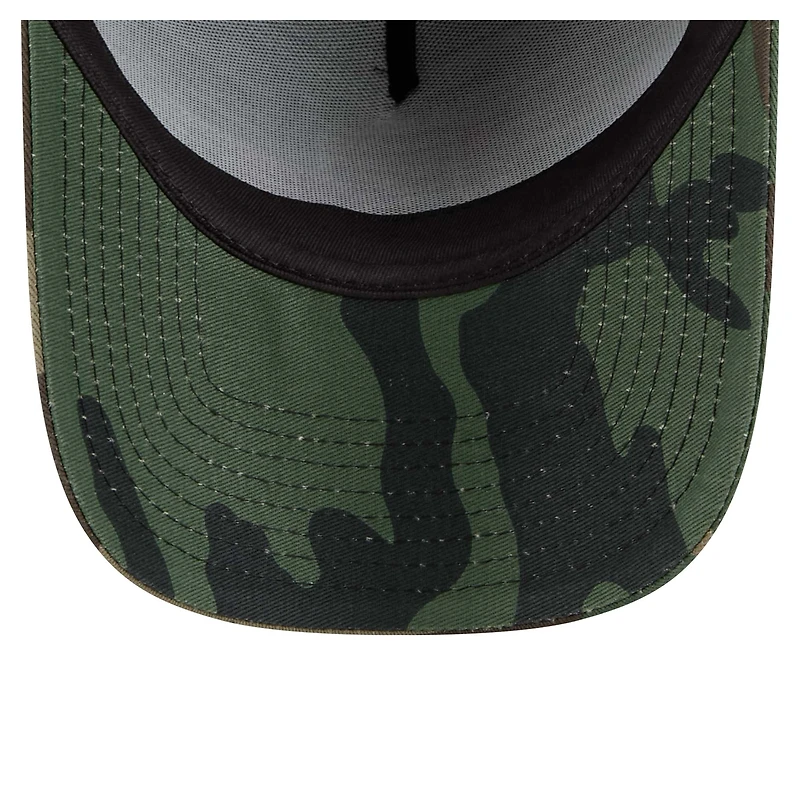 Casquette ajustable New Era Camo New England Patriots Mystic Camo A-Frame 9FORTY pour homme
