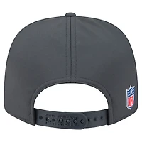 Men's New Era Charcoal New England Patriots 2025 Sideline Cold Weather 9SEVENTY Adjustable Hat