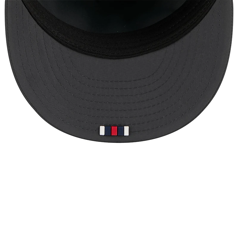 Casquette ajustée New Era 59FIFTY anthracite England Patriots 2025 Sideline Retro Crown pour homme