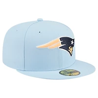 Men's New Era Coastal Blue England Patriots 59FIFTY Fitted Hat