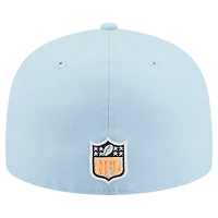 Men's New Era Coastal Blue England Patriots 59FIFTY Fitted Hat