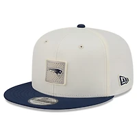 Men's New Era  Cream/Navy New England Patriots 2026 NFL Training Camp 9FIFTY Snapback Hat