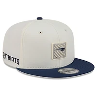 Men's New Era  Cream/Navy New England Patriots 2026 NFL Training Camp 9FIFTY Snapback Hat