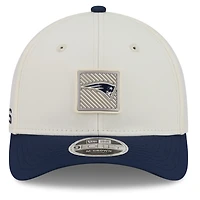 Men's New Era  Cream/Navy New England Patriots 2026 NFL Training Camp 9FORTY Adjustable Hat