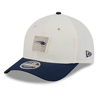 Men's New Era  Cream/Navy New England Patriots 2026 NFL Training Camp 9FORTY Adjustable Hat