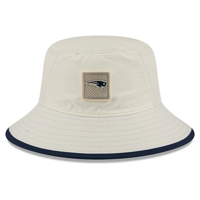 Men's New Era Cream New England Patriots 2026 NFL Training Camp Sport Bucket Hat