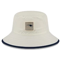 Men's New Era  Cream New England Patriots 2026 NFL Training Camp Sport Bucket Hat
