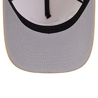 Men's New Era  Cream New England Patriots Herringbone 9FIFTY A-Frame Snapback Hat