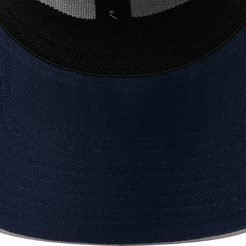 Casquette flexible 39THIRTY New England Patriots Pipe Era pour hommes, gris/bleu marine