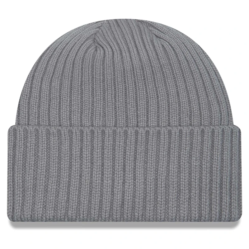 Men's New Era Gray New England Patriots Color Pack Cuffed Knit Hat