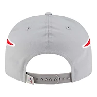 Casquette Snapback 9FIFTY grise New Era pour homme avec logo New England Patriots