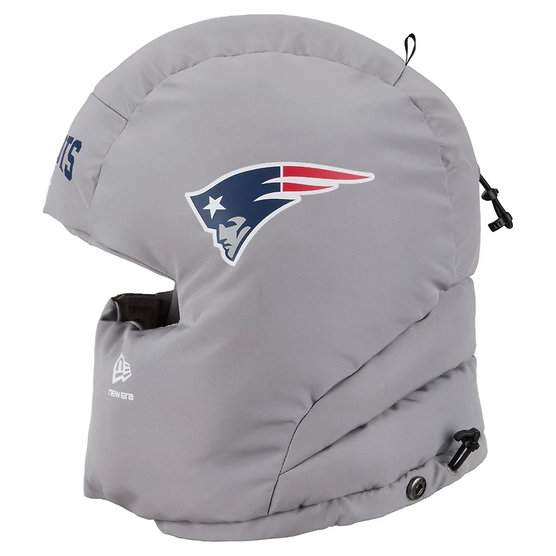 Men's New Era  Gray New England Patriots Puffer Balaclava