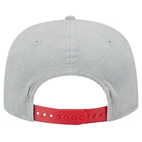 Casquette de golf à visière rabattable New Era grise New England Patriots pour homme