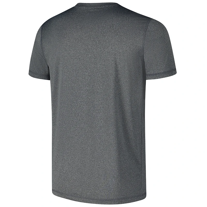 T-shirt New Era pour homme, bleu marine chiné, camp d'entraînement des England Patriots 2024 NFL