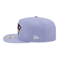 Men's New Era  Lavender New England Patriots Bloom A-Frame 9FIFTY Snapback Hat